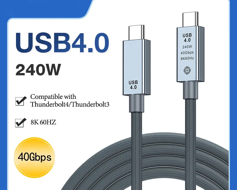 USB4 twisted pair 40G high-speed cable