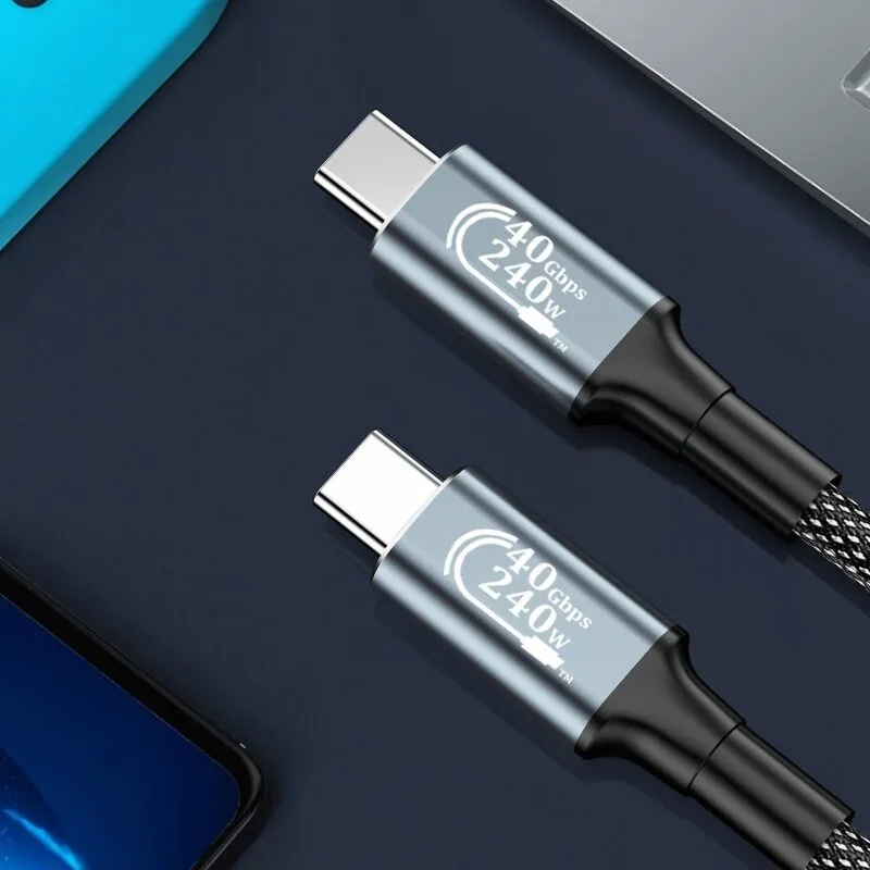 240W USB4 full-function data cable Type-C cable PD