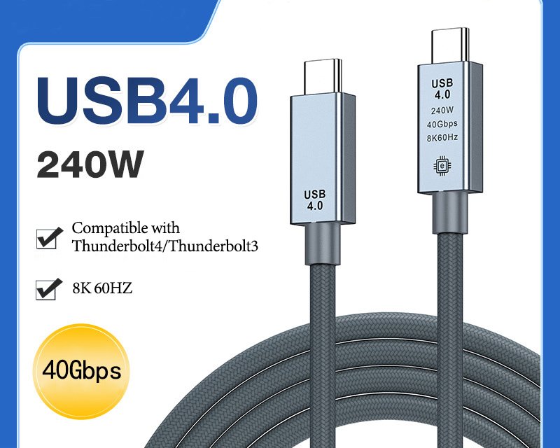 USB4 twisted pair 40G high-speed cable