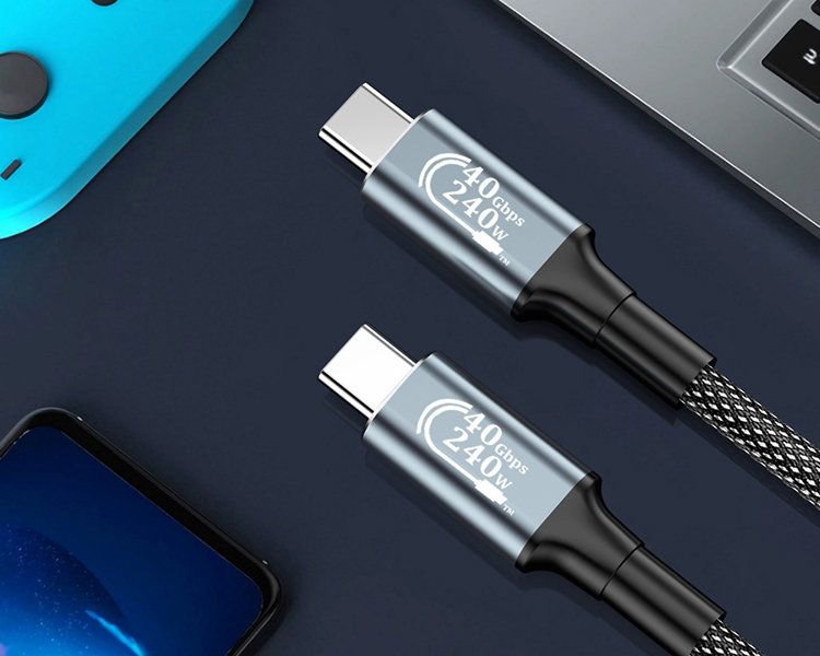 240W USB4 full-function data cable Type-C cable PD