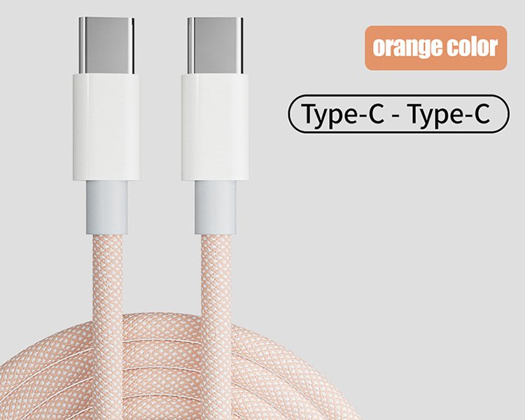 60W PD type c to c fast charging USB C data cable