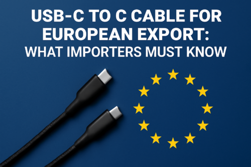 OEM USB C to C Cable supplier for European export with CE certification