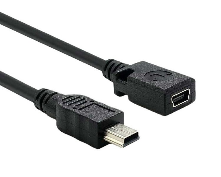 Mini USB Male to Female Extension Cable Mini USB 5P