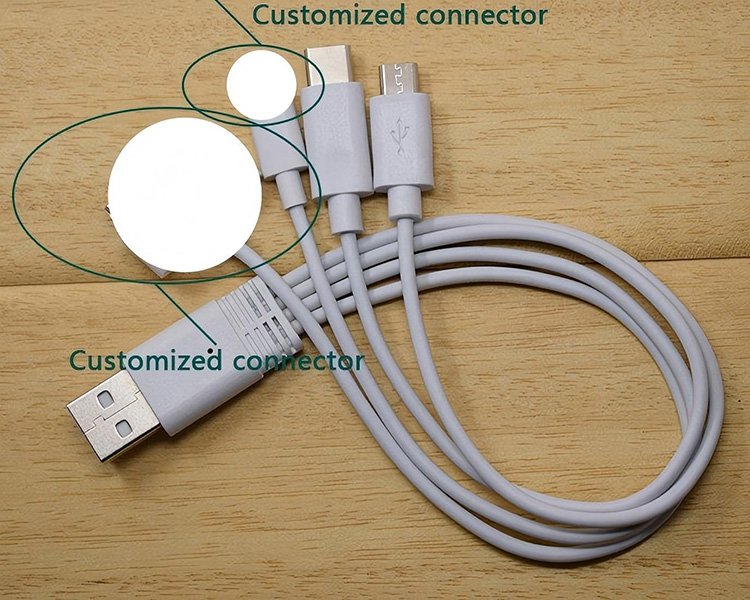 Custom Charging Type C Cable Mini 4in1 for Power Bank Micr usb cable