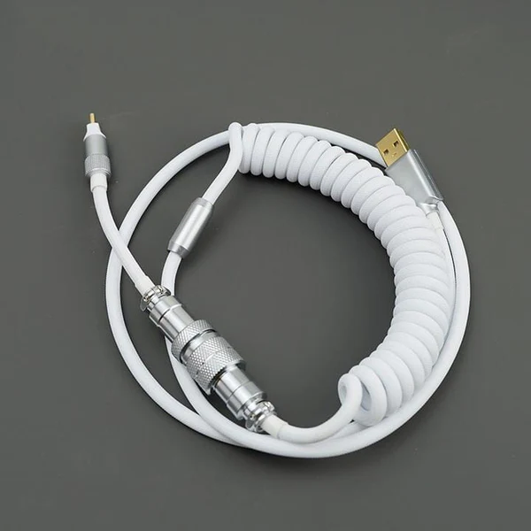 coiled USB cable custom