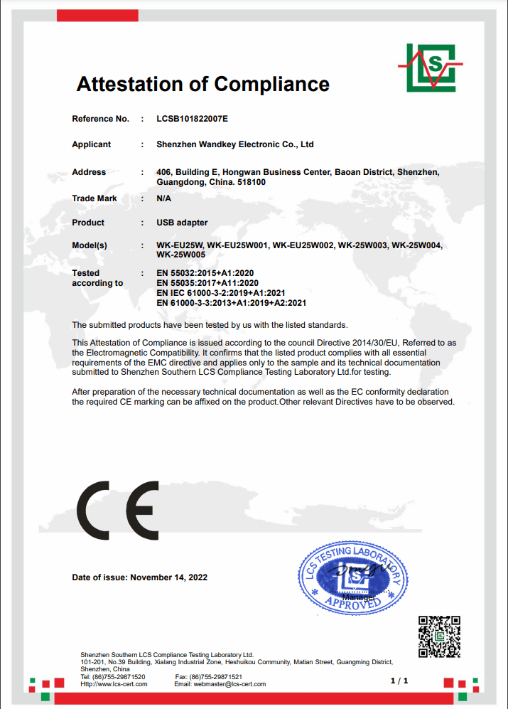 ce-certificate-pps-fast-charger-usb-c-adapter-factory