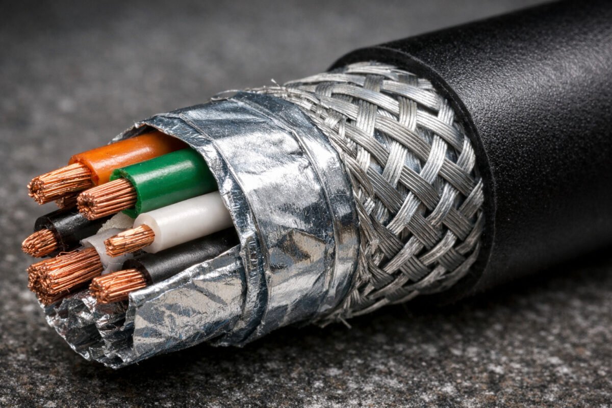 Thunderbolt 3 cable shielding layer