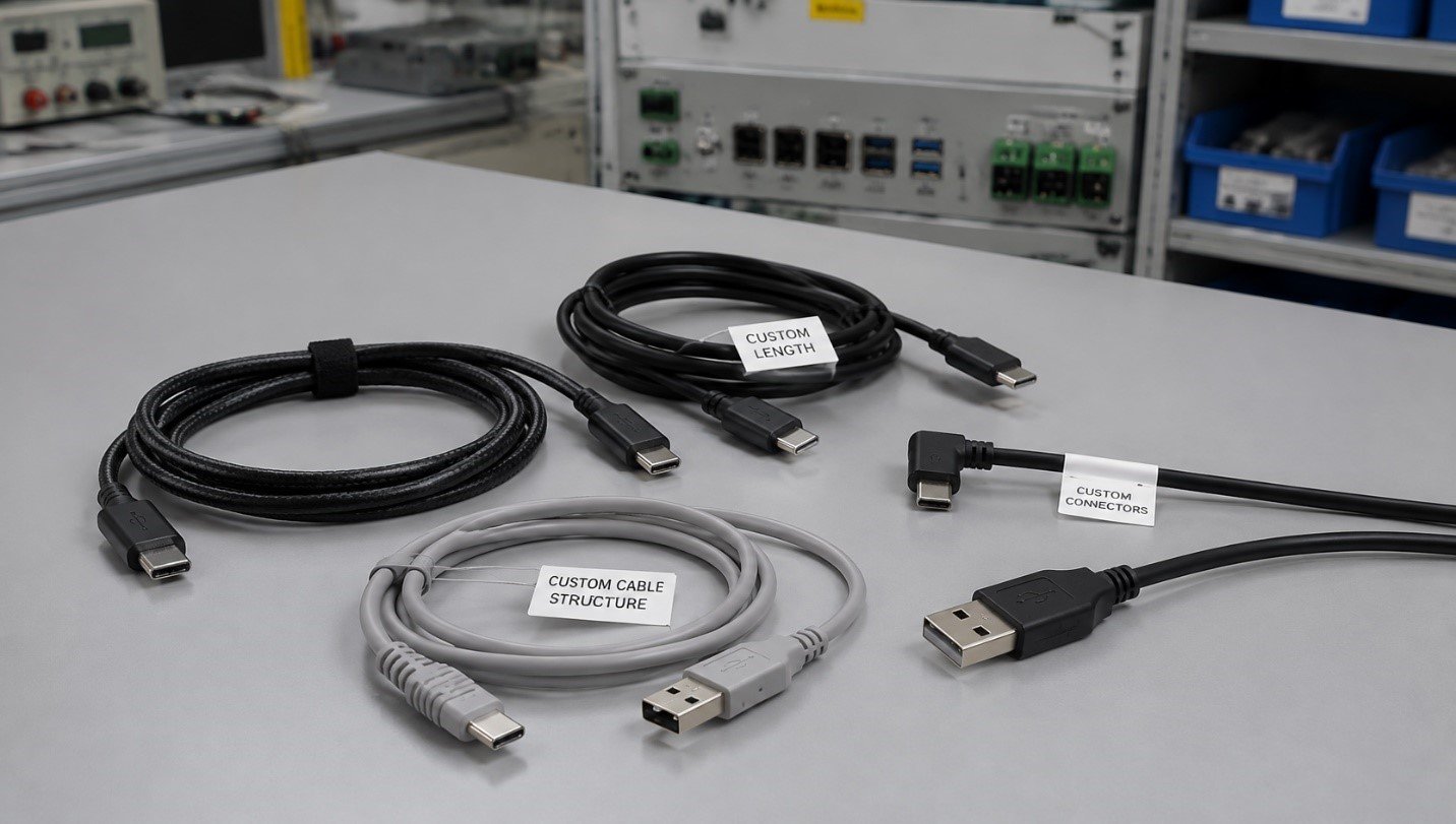 Custom USB cable overview - placeholder