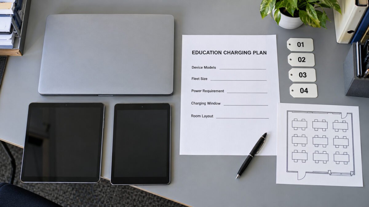 Education device charging